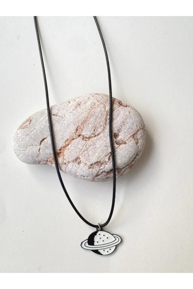 Satürn Gezegen Kolye Unisex İpli Kolye PYTKKOLYE264 ürün görseli