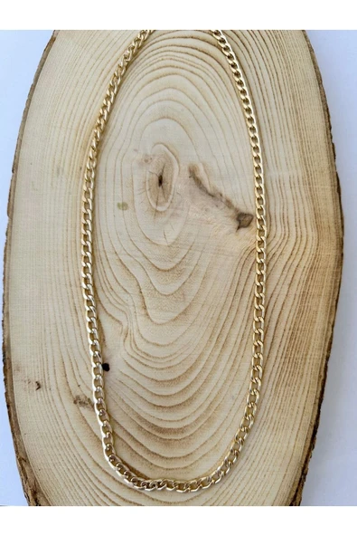 Gold Zincir Kolye Unisex Zincir Kolye PYTKZNCKLY231 - Resim 2