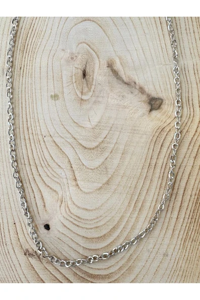 Gümüş Rengi Zincir Kolye Unisex Zincir Kolye PYTKZNCKLY240 - Resim 2