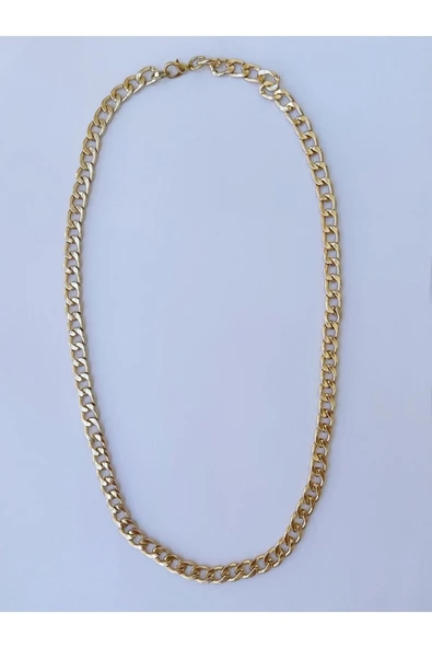 Gold Zincir Kolye Unisex Zincir Kolye PYTKZNCKLY23 - Resim 3