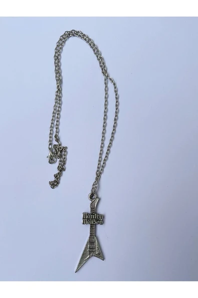 Marilyn Manson Rock Metal Grup Zincir Kolye PYTKZNKLY191 - Resim 4