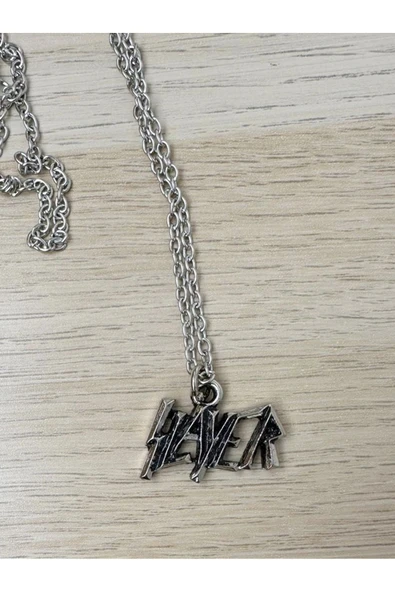 Slayer Rock Metal Grup Zincir Kolye Pytkznkly198 - Resim 2