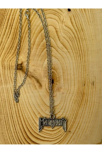 Manowar Rock Metal Grup Zincir Kolye PYTKZNKLY189 - Resim 2