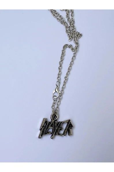 Slayer Rock Metal Grup Zincir Kolye Pytkznkly198 - Resim 3
