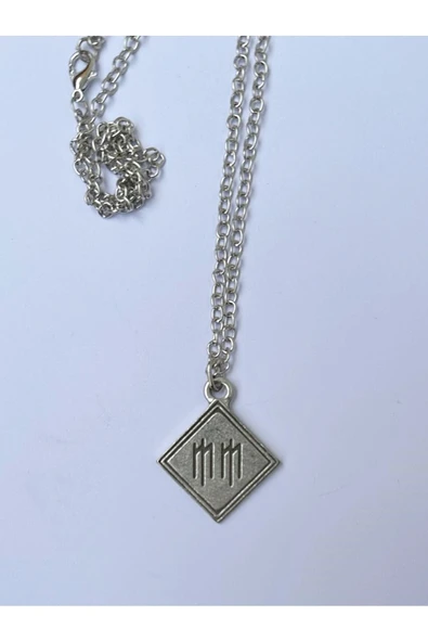 Marilyn Manson Rock Metal Grup Zincir Kolye PYTKZNKLY190 - Resim 3