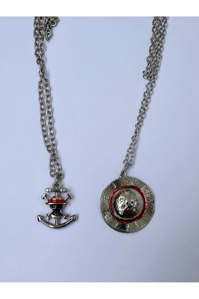 One Piece Anime BFF 2li Zincir Kolye PYTKZNKLY176 - Resim 3