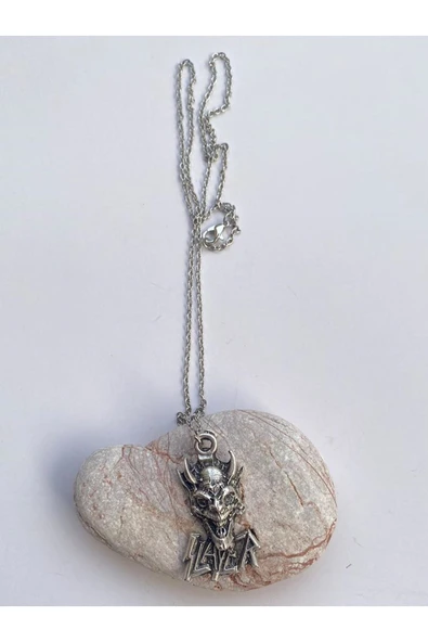 Slayer Rock Metal Zincir Kolye PYTKZNKLY117 - Resim 3