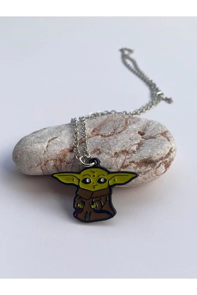 Star Wars Yoda Zincir Kolye Pytkznkly125 - Resim 2