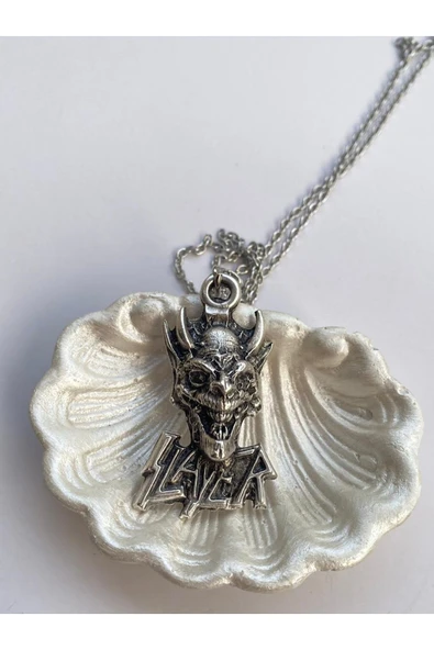 Slayer Rock Metal Zincir Kolye PYTKZNKLY117 - Resim 6