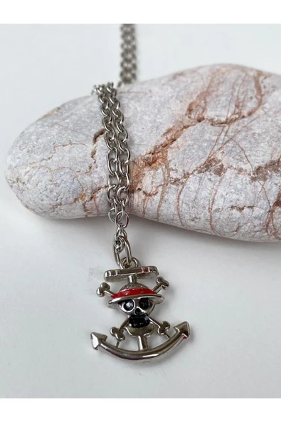 One Piece Anime Zincir Kolye PYTKZNKLY96 - Resim 2