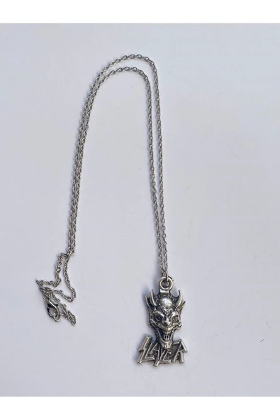 Slayer Rock Metal Zincir Kolye PYTKZNKLY117 - Resim 2