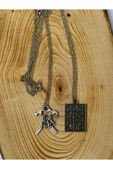 Pink Floyd BFF 2li Rock Metal Grup Zincir Kolye PYTKZNKLY159 - Resim 3