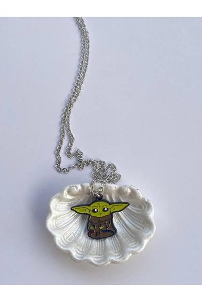 Star Wars Yoda Zincir Kolye Pytkznkly125 - Resim 6