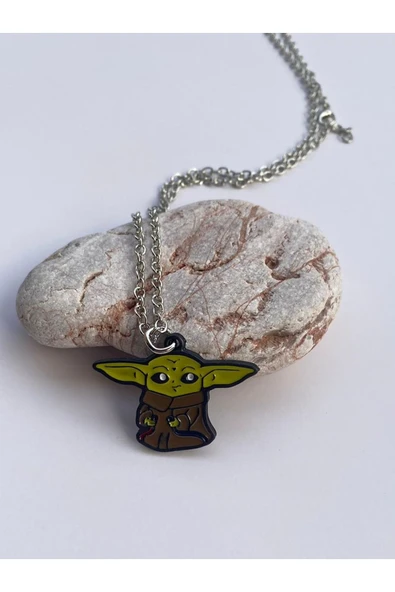 Star Wars Yoda Zincir Kolye Pytkznkly125 - Resim 5
