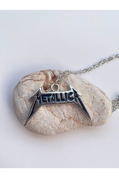 Metallica Rock Metal Zincir Kolye PYTKZNKLY113 - Resim 4