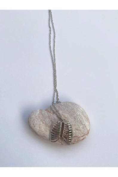 İskelet Kurukafa Skull Zincir Kolye Pytkznkly122 - Resim 4