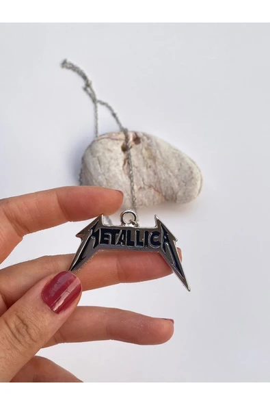 Metallica Rock Metal Zincir Kolye PYTKZNKLY113 - Resim 2