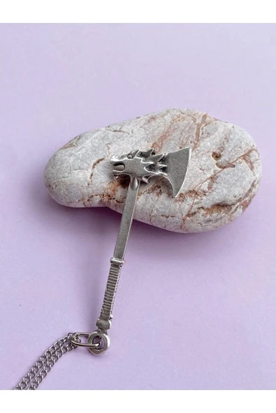 Kurukafa Skull Kurt Balta Zincir Kolye PYTKZNKLY66 - Resim 5