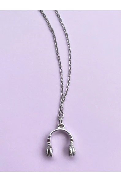 Kulaklık Müzik Zincir Kolye PYTKZNKLY60 - Resim 2