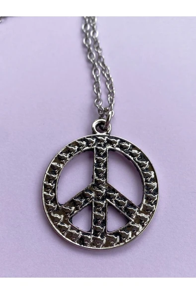 Peace Barış Güvercin Zincir Kolye PYTKZNKLY83 ürün görseli