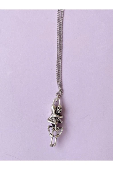 Kurukafa Skull Zincir Kolye PYTKZNKLY67 - Resim 3