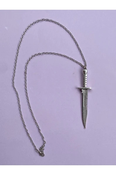 Bıçak Zincir Kolye PYTKZNKLY46 - Resim 6