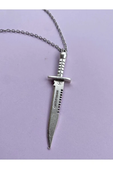 Bıçak Zincir Kolye PYTKZNKLY46 - Resim 5