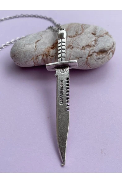 Bıçak Zincir Kolye PYTKZNKLY46 - Resim 4