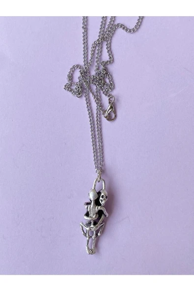 Kurukafa Skull Zincir Kolye PYTKZNKLY67 - Resim 4