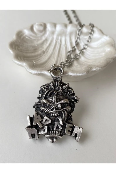 Iron Maiden Rock Metal Grup Zincir Kolye Pytkznkly19 - Resim 5