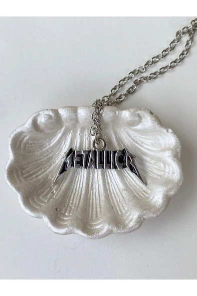 Metallica Kolye Rock Metal Grup Zincir Kolye Pytkznkly30 - Resim 3
