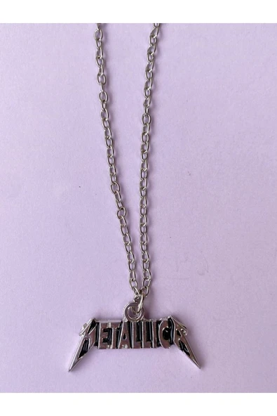 Metallica Kolye Rock Metal Grup Zincir Kolye Pytkznkly30 - Resim 6