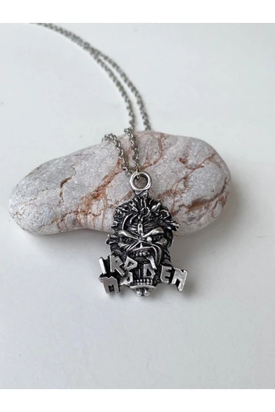 Iron Maiden Rock Metal Grup Zincir Kolye Pytkznkly19 - Resim 2