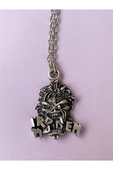 Iron Maiden Rock Metal Grup Zincir Kolye Pytkznkly19 - Resim 3