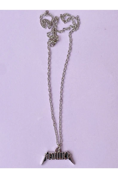 Metallica Kolye Rock Metal Grup Zincir Kolye Pytkznkly30 - Resim 5