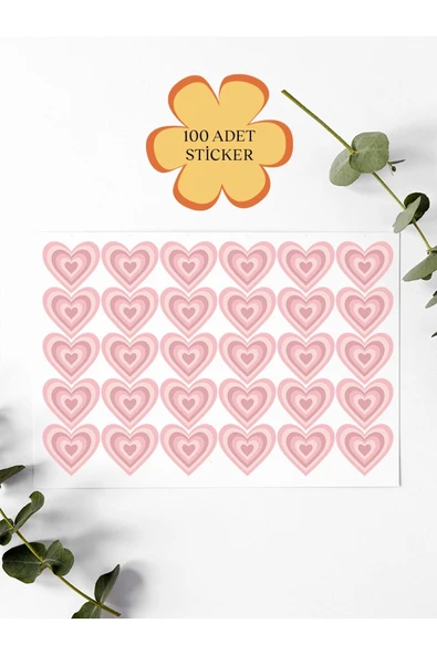 100 Adet Teşekkür Ederiz Stickers Paketleme Kargo Çıkartma PYT0KSTK141 ürün görseli