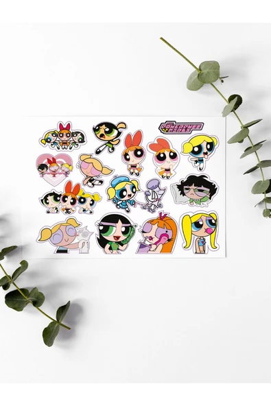 Powerpuff Girls Stickers Çıkartma PYTKSTK117 ürün görseli