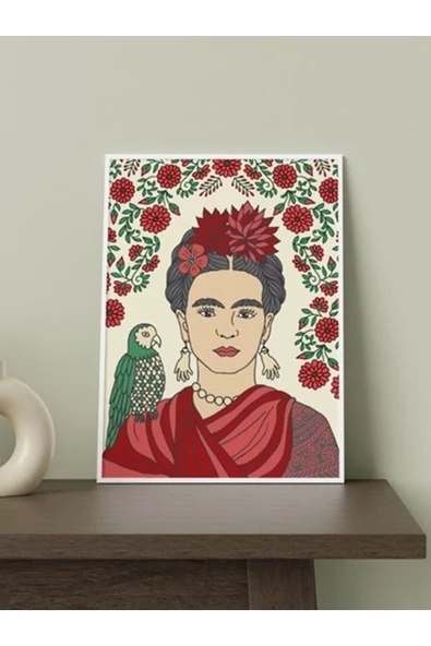Kahlo Tasarımlı 24*33 Cm 350 Gr. Kuşe Kağıt Poster Pytkpstr011 - 3