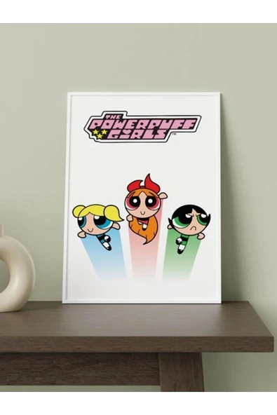 Powerpuff Girls Tasarımlı 24*33 Cm 350 Gr. Kuşe Kağıt Poster Pytkpstr028 - 2