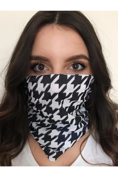 Renkli Desenli Bandana Buff Maske Pytkbb00370