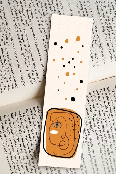 Papatya Yazılı Sarı Renkli Tasarım Karışık 10 Adet Kitap Ayraç Seti Pytkayrac64 - 3
