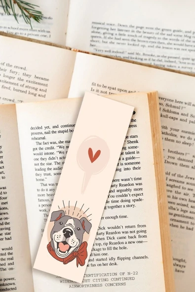 Kedi Köpek Hayvan Tasarım 10 Adet Kitap Ayraç Seti Pytkayrac45 - 3