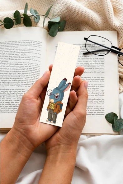 Karikatür Hayvan Renkli Tasarım Karışık 10 Adet Kitap Ayraç Seti Pytkayrac68 - 4