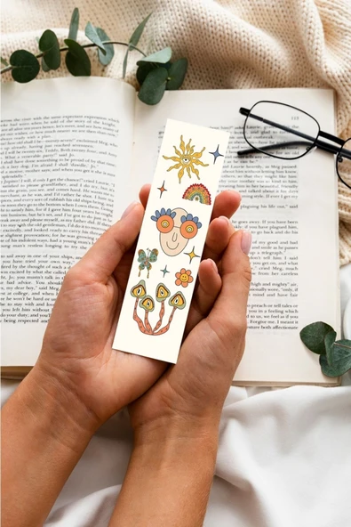 Groovy Nostalji 70' 80' Karışık Tasarım 10 Adet Kitap Ayraç Seti Pytkayrac59 - 4