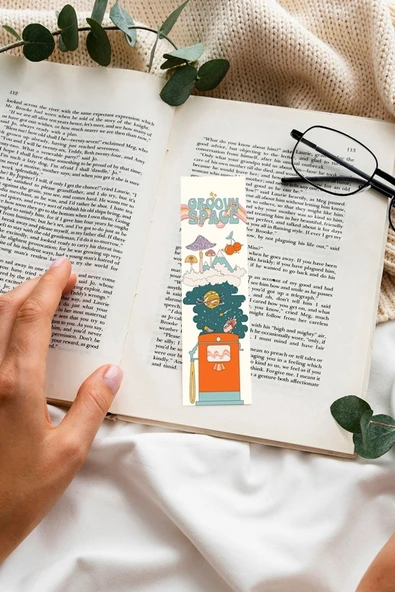 Groovy Nostalji 70' 80' Karışık Tasarım 10 Adet Kitap Ayraç Seti Pytkayrac59 - 2