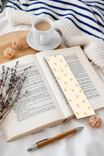 Kadın Peace Çiçek Tasarım 10 Adet Kitap Ayraç Seti Pytkayrac47 - 2