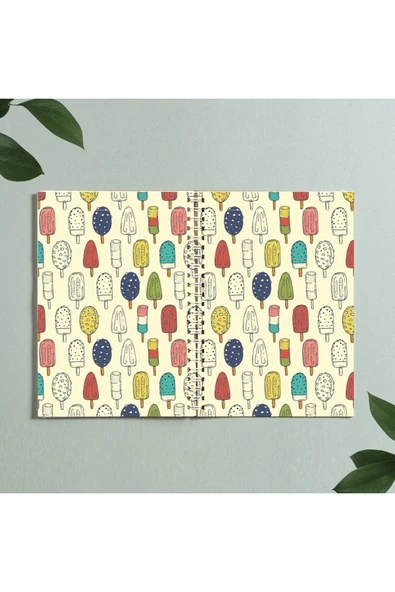 Dondurma Defter Spiralli A5 96 Yaprak Çizgisiz Defter Pytkdftr304 ürün görseli