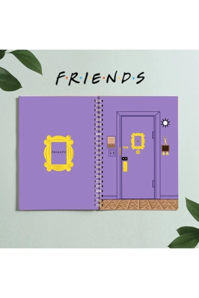 Friends Central Park Dizi Tasarım Spiralli A5 96 Yaprak Çizgisiz Defter Pytkdt0274 ürün görseli