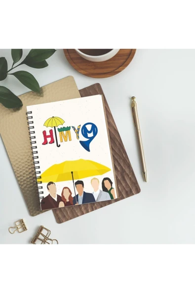 How I Met Your Mother Defter Tasarım Spiralli A5 96 Yaprak Çizgisiz Pytkdt292 - Resim 2