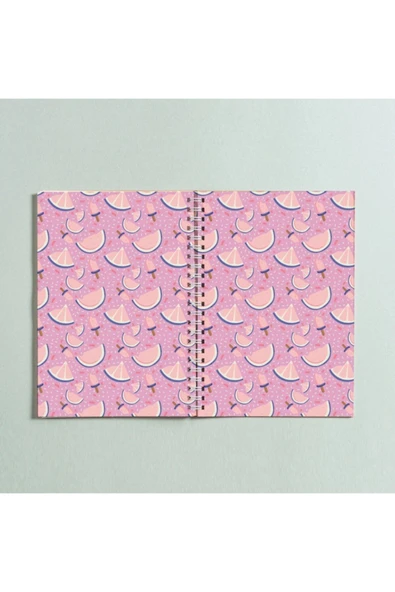 Desenli Spiralli A5 96 Yaprak Çizgisiz Defter Pytkdt0252 ürün görseli